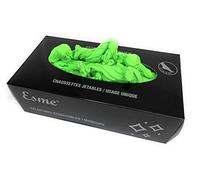 100 Pack Disposable try on foot socks 20 denier, fits for Women and Men, One size fits all (GREEN, 1)