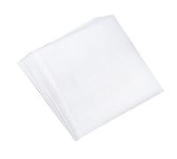 100 Pack Flower Pot Mesh Pad, 10cm/3.93in Polyester Fiber Bonsai Pot Bottom Mesh Pads Square Can be Cropped Drainage Screens Planter Liner Breathable for Garden Prevent Soil Loss Anti
