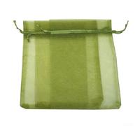 100 Pack Fruit Protection Bags, Reusable Mesh Netting for Bird Proofing Strawberries Grapes Apples, Breathable Drawstring Garden Plant Covers for Vegetables, 10x15cm(Army Green)