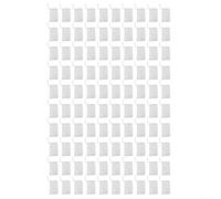 100 Pack Fruit Protection Netting Bags, Bird Proof Mesh for Grapes and Strawberries, White Red Barrier Garden, Outdoor Plant Shield Pouches 15x25cm