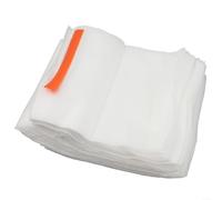 100 Pack Garden Plant Fruit Protection Bags Reusable Mesh Netting Cover Against Birds Insects Frost for Apples Peaches Pears Persimmons Oranges Grapes 18x20cm White