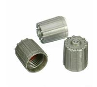 100-Pack Gray Plastic TPMS Tire Valve Stem with Internal Rubber Grommet for Cars, Trucks, Motorcycles, and Bicycles - Fit for