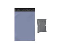 100 Pack Grey Recycled Mailing Bags 10" x 14", Strong Postal Packaging Bags for Parcels, Clothing, E-Commerce & Shipping
