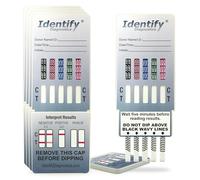 100 Pack Identify Diagnostics 5 Panel Drug Test Dip - Testing Instantly for 5 Different Drugs THC, COC, MOP, MET, AMP ID-CP5-DIP (100)