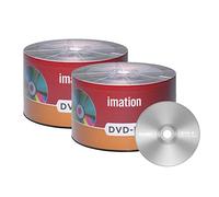 100 Pack Imation DVD-R 16X 4.7GB/120Min Branded Logo Blank Media Recordable Movie Data Disc