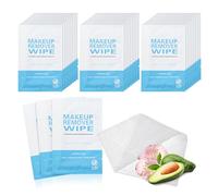 100 Pack Individual Makeup Remover Wipes, Cleansing Wipes, Bulk Face Travel Makeup Remover Cloth for Travel Hotel Skin Care Face Cleansing