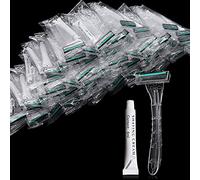 (100 Pack) Kheoxusa Disposable Razors,Disposable Razors For Women,Mens Disposable Razors,Bulk Razors Disposable Individually Wrapped for Men,Women and Lady,Multipurpose Individually