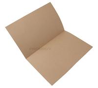 [100 Pack] Manilla Economy Foolscap Square Cut Folders 170gsm Paper A4 Document File