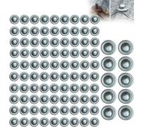 100 Pack Metal Roof Screw Caps,Rustproof & Waterproof Roofing Metal Roof Screw Caps for Protecting Screws Heads, Easy to Install for Leak Protection Weather Protection and DIY Home Improvement