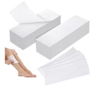 100 Pack Non-Woven Wax Strips, Face Wax Strips, Waxing Strip Paper for Any Type of Depilation on Leg, Chest, Back, Intimate Area and Face