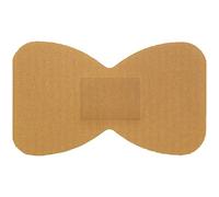 100 Pack of QUALICARE Premium Ultra Thin Fabric First AID Wound Cut FINGERTIP PLASTERS DRESSINGS 7.6CM X 4.5CM