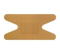 100 Pack of QUALICARE Premium Ultra Thin Fabric First AID Wound Cut Knuckle PLASTERS DRESSINGS 7.6CM X 3.8CM