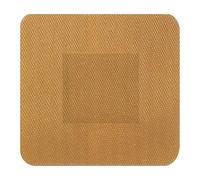 100 Pack of QUALICARE Premium Ultra Thin Fabric First AID Wound Cut Square PLASTERS DRESSINGS 3.8CM X 3.8CM