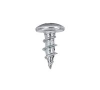 100 Pack of Rok Hardware #8 x 7/16" Coarse Deep Thread Truss Head Zinc Finish Phillips Screws, Drawer Slide Screws