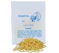 100 Pack Orthodontic Elastics Dental Rubber Bands Intraoral Elastic Bands Blue Fox(Medium, 5 Oz, 1/4''