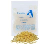 100 Pack Orthodontic Elastics Dental Rubber Bands Intraoral Elastic Bands Blue Penguin(Medium, 5 Oz, 5/16''