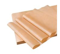 100 Pack Parchment Paper Sheets for Baking - 11.8 x 15.7 Inch Pre-Cut Non-Stick Unbleached, for Air Fryer, Steaming, BBQ, Bread, Cupcake & Cookie - Disposable Liners