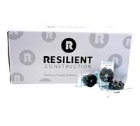 100 Pack Premium Sound Insulation Clips - Ideal for Soundproofing Walls and Ceilings - Separate Walls and Ceilings - Floating Room - Home, Office, Studio