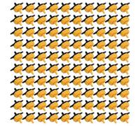 100 Pack Pressure Compensating Drippers 2/4/8L/H Garden Irrigation Sprayer, 4mm Hose Connector for Flower Bed Lawn Agriculture Watering System, Blue Yellow Black(2L)