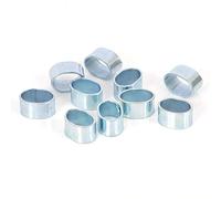 100 Pack - Shock Cord Steel Rings for 6mm Bungee Cord Rope