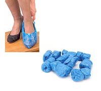 100 Pack Shoe Covers Disposable Non Slip,Recyclable Shoe Booties Covers | 100PCS Disposable Shoe Cover Water Proof and Recyclable Shoe Booties Covers for Indoors Pe Thickened Shoe Protector Cover