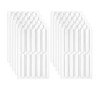 100 Pack Silicone Furniture Bumpers Transparent Door Protector Pads for Kitchen Cabinets Drawers and Cupboards, Anti Door Slam Silicone Doors Bumper Pads for Silencer Noise Reduction and Surface P