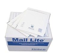 100 Pack - Size 5 (E/2) White Mail Lite Padded Envelopes