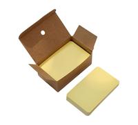 100 Pack Small Blank Business Cards Card Paper Birthday Card Premium 3.5x2 Greeting Card Heavy Card for DIY Photos, Yellow