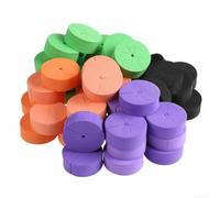 100 Pack Sponge Blocks Neoprene Clone Collars For 2 Inch Net Cup Inserts Soilless Growing for media Plant Propagation Supplies Vegetable(Multiple colors)