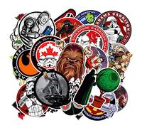 100 Pack Star War Stickers for Laptop, Cartoon Vinyl Decal Grattifi Sticker for Water Bottle Bike Motorcycle Car Bumper Notebook MacBook, Gift Choice for Kids Friends