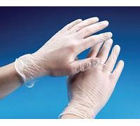 100 PACK STRONG Quality CLEAR VINYL POWDER FREE LARGE Gloves | Latex Free | Food Safe | Ambidextrous Examination Gloves PERFECT FOR EVERYDAY USE AQL 1.5 EN455 CLASS 1
