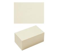 100 Pack Thick Paper Cardstock Blank Heavy Cards Stock for Invitations, Greeting Cards Making, Postcards, Photos, 250GSM Thick Paper (Cream, 4x6 inches)