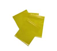 100 Pack VCI Reclosable Poly Bag | VCI Rust Prevention Zip Close Bags for Rustproof Moisture-proof Packaging Metal Protection| Anti-rust,500x500mm (19.7x19.7 inches),4 Mil Thickness (Yellow,6cm*9cm)