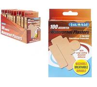 100 Pack Ventilated Plasters - Assorted