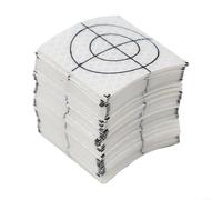100 Pack White Acrylic Total Station Reflector For Surveying, 20mm To 60mm Reflective Target With Crosshairs For Bridge And Tunnel Monitoring(5cm*5cm)