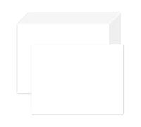 100 Pack White Blank Cardstock 5x8 Thick Paper,Goefun 80lb Flat Cards Stock Printer Paper for Invitations, Postcards, Photos, DIY Card Making