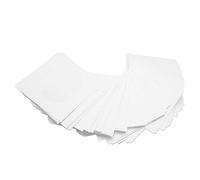 100 Pack White Paper CD DVD Sleeves Envelope, Reusable CD DVD Sleeves with Clear Window and Flap White Disc Storage for Music Movies