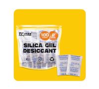 100 Packets 2 Gram Silica Gel Desiccant Absorber Dehumidifiers