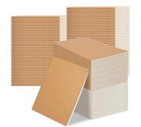100 Packs Kraft Small Blank Notebooks, Unlined Mini A6 Journals Bulk, Blank Notepads for Kids Student Back to School, Office, Sketching, Drawing, Writing Supplies, 5.5" X 4", 30 Sheets/60 Pages