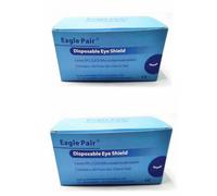 100 Pairs for Eyebrow Beauty Client Use Laser IPL LED Disposable Eye Patch 190-11000nm OD7+ Eye Patches Shield Pads Protective Pads (Two Boxes of 50 Pairs)