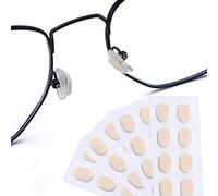100 Pairs High Viscosity Acetate Nose Pads, Soft EVA Material No Clip Nose Pads for Adults and Kids, Glasses Accessories by dhoptical (Nude Color, Thickness 1.5mm)