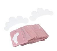 100 Pairs Under Eye Pads for Eyelash Extensions, Petal Shape Non Woven Lint Free Grafted Eyelashes Isolation Pads Eye Gel Patches Eyelash Extension Supplies