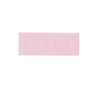 100 Pale Pink Letterbox Envelopes - 80mm x 215mm - Letterbox V-Flap Gummed Pink Coloured Envelopes - 120gsm Clariana Paper - to Fit Letterbox Gift Vouchers