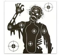 100 PAPER TARGETS Zombie Air Gun Pistol Rifle Pellet 14x14cm 100gsm Paper Shooting Gun Training Practice #148A