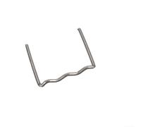 100 Pcs 0.6 Mm And 0.8 Mm Hot Stapler Staples For Car Bumper Plastic Welder Repair Kit With Inner Corner Flat Wave Shapes In Silver Stainless Steel(0.6mm flat staples)
