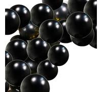 100 pcs 10 Inch Black Latex Balloons for Birthday Wedding Party Decorations