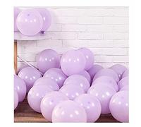 100 Pcs 10 Inch Purple Macaron Pastel Latex Balloon,Romantic Balloon Decorative Latex Balloons for Valentines Baby Shower Birthday Party Wedding Engagement Anniversary Xmas Festival Decor Supplies