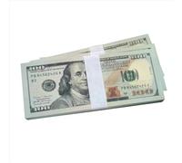 100 PCS $100 Prop Money,Fake Notes,Kids Toy,Shop Till Pretend Cash,Register Role,Look Set The Dollar,Note,Children Dollars Items,For Birthday Party,Education,Play Board(100 Dollar)