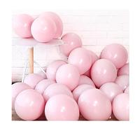 100 Pcs 12 Inch Baby Pink Macaron Pastel Latex Balloon,Romantic Baloon Decorative Latex Balloons for Valentines Baby Shower Birthday Party Wedding Engagement Anniversary Xmas Festival Decor Supplies