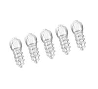 100 Pcs 12mm Durable Car Snow Tire Screw Studs for Off-Road ATV UTV 4X4 Tire Anti-Slip Silver 0.47" Metal